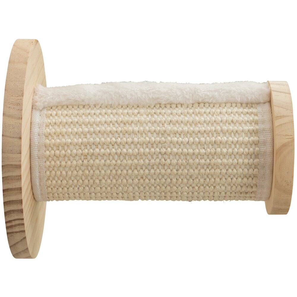 Back. TRIXIE - Wall Set 3 Multi-Level Wall Mounted Cat Perch System with 3 Sisal Posts - Natural/White.