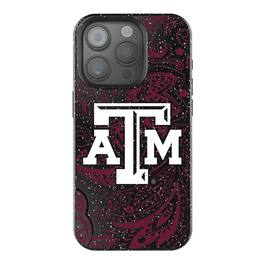 Keyscaper - NCAA - Texas A&M Aggies Paisley Bling iPhone Case - 14 - Black