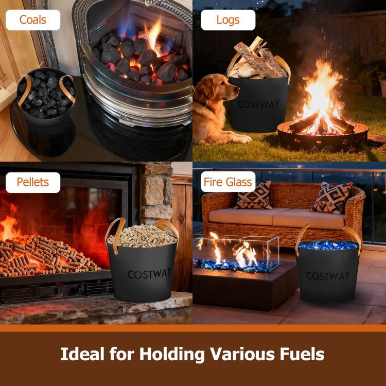 - Coals
- Logs
- Pellets
- Fire Glass

Ideal for Holding Various Fuels