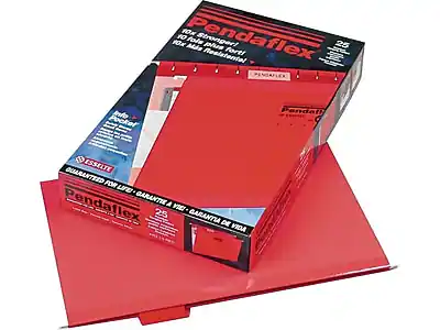 Pendaflex Recycled Hanging File Folders, Legal Size, 25/Box Red ...