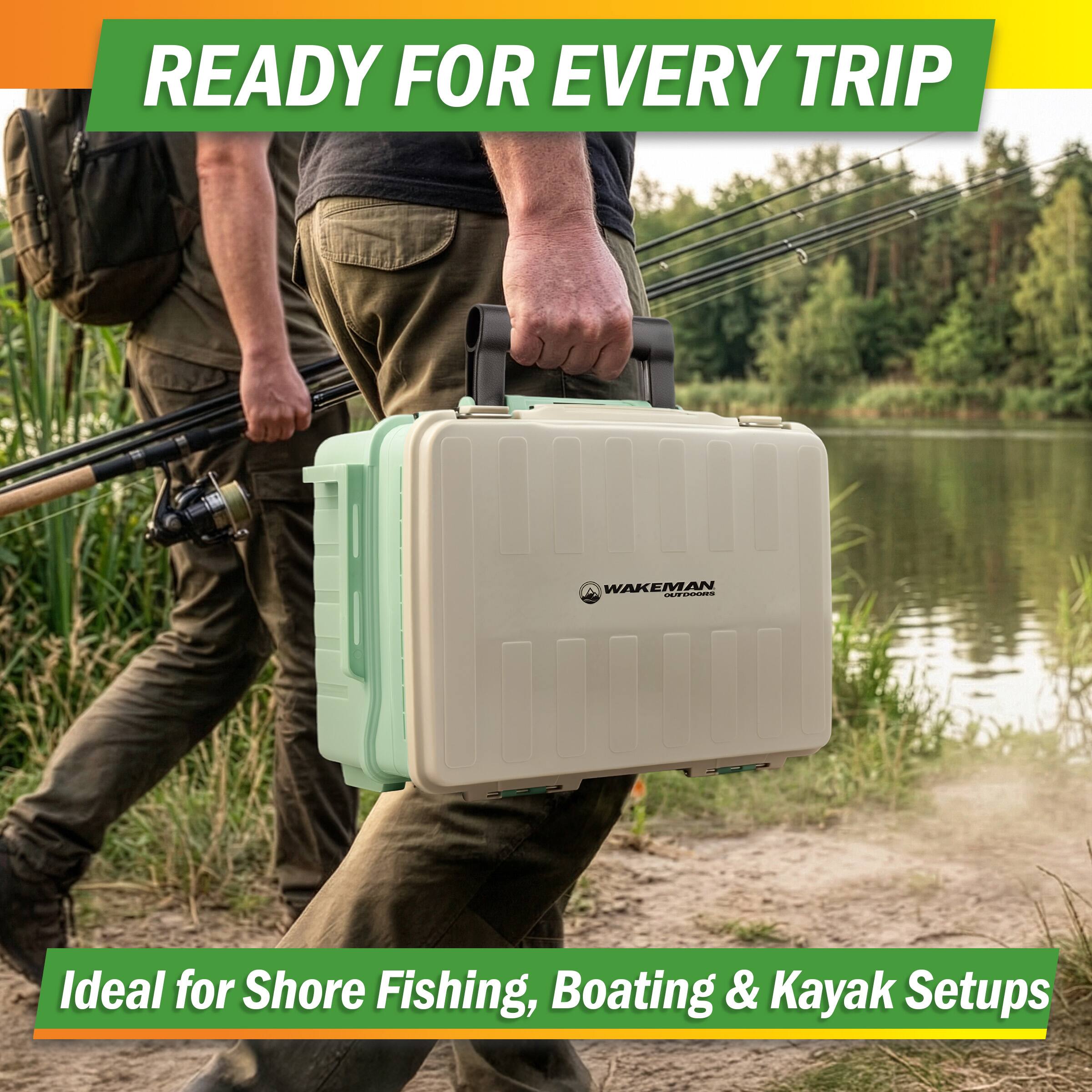 READY FOR EVERY TRIP

Ideal for Shore Fishing, Boating & Kayak Setups
