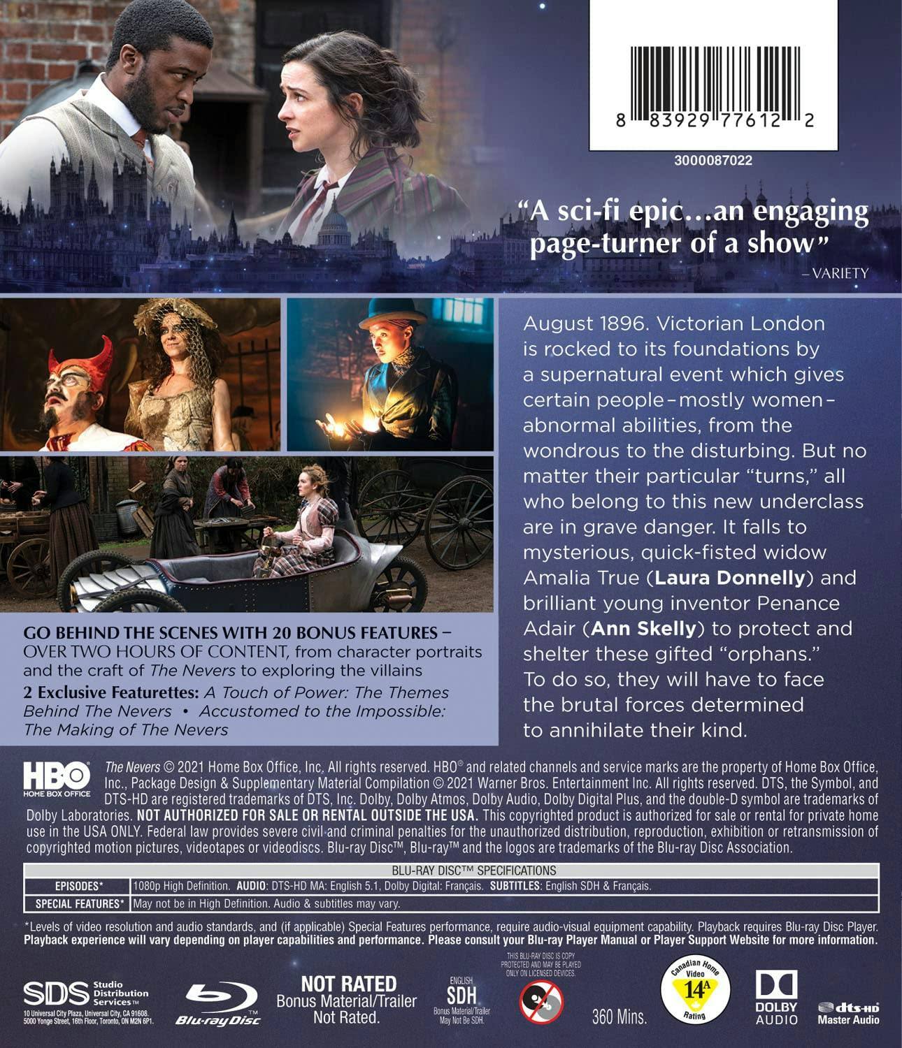 Back. The Nevers: Season 1, Part 1 [Blu-ray].
