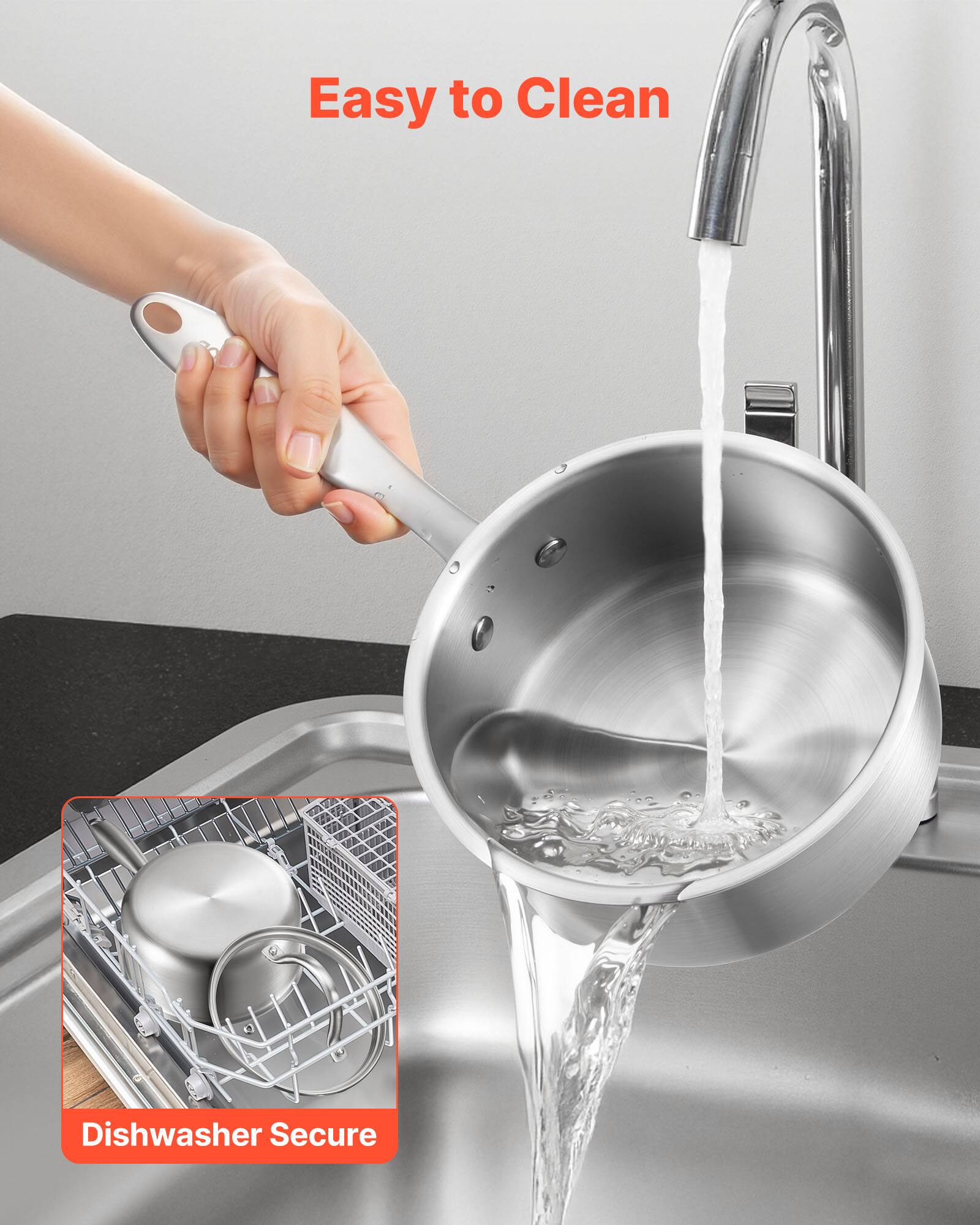 Easy to Clean

Dishwasher Secure