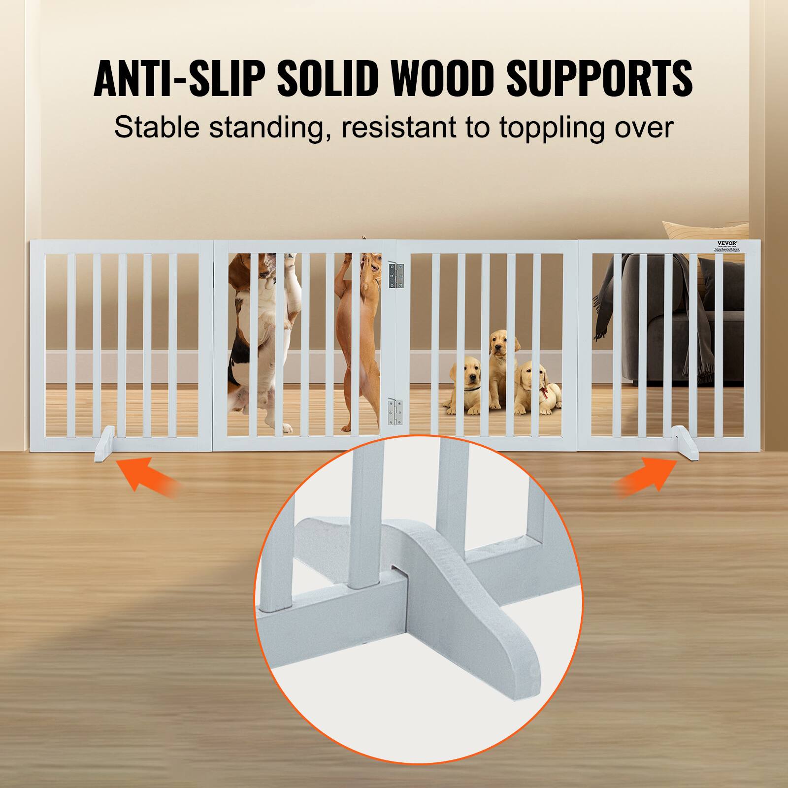 ANTI-SLIP SOLID WOOD SUPPORTS

Stable standing, resistant to toppling over