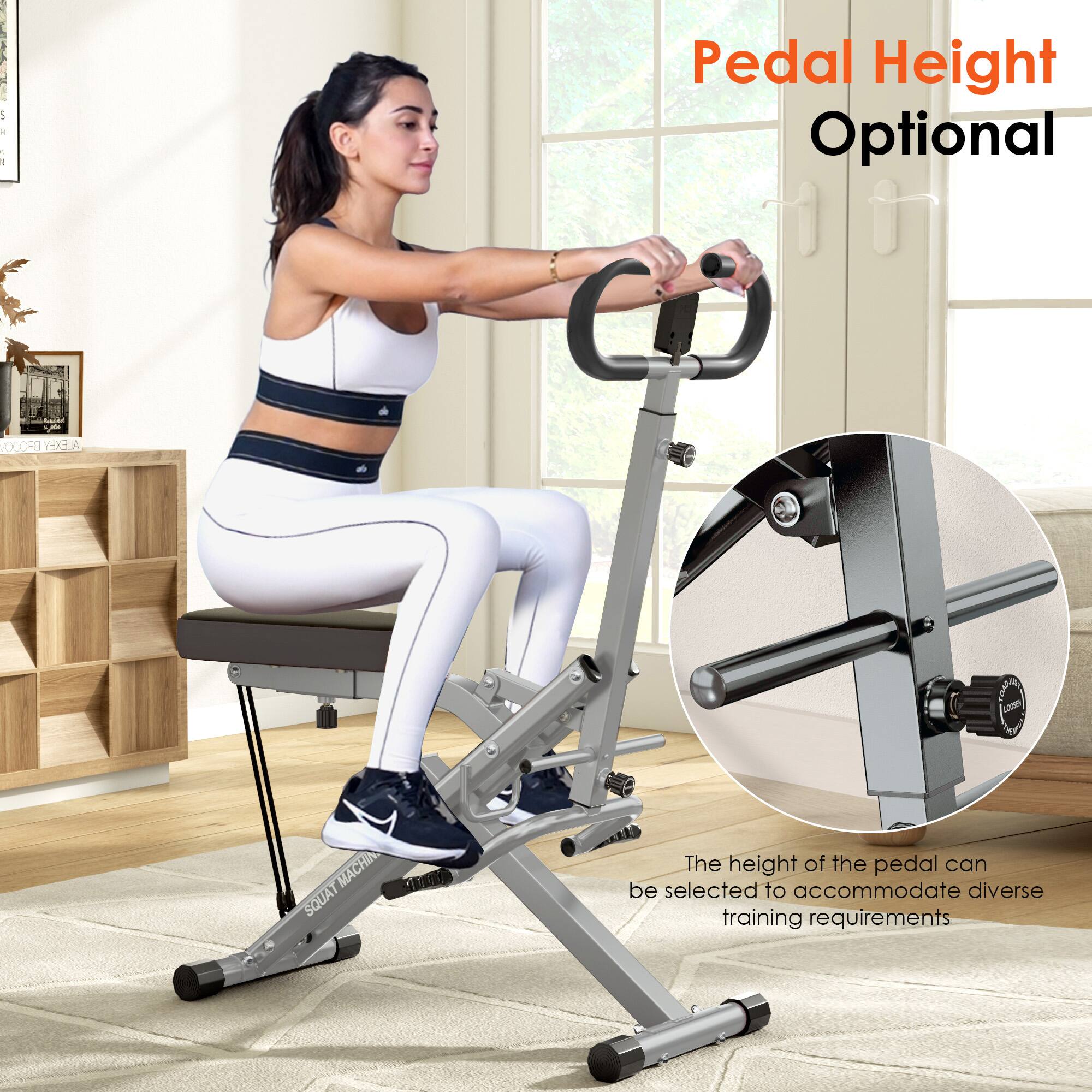 - Pedal Height Optional
- The height of the pedal can be selected to accommodate diverse training requirements