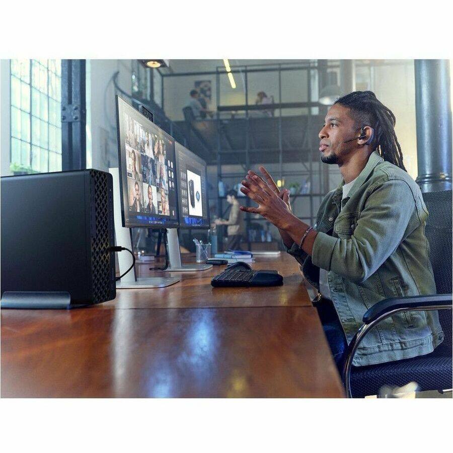 Alt View 2. HP - HP EliteDesk 8 G1i Desktop Computer - Intel Core Ultra 9 285 - vPro Technology - 64 GB - 1 TB SSD - Small Form Factor - - Jack Black.