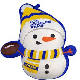 Pegasus - Los Angeles Rams Holiday Snowman Plushlete Pillow - White
