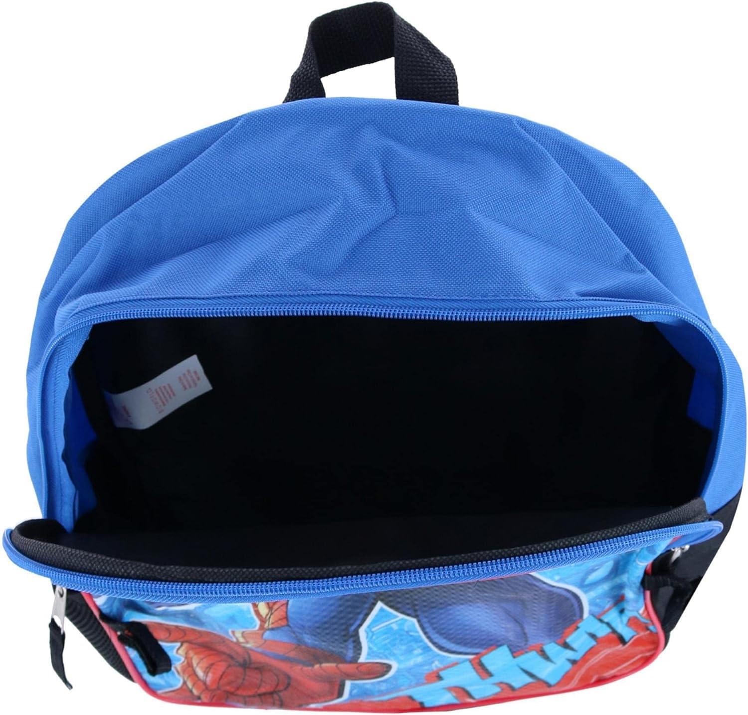 Alt View 2. Marvel - Marvel Spider-Man 16 Inch Backpack with Lunch Bag - Blue.