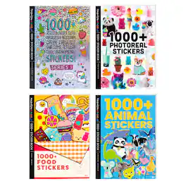 Fashion Angels - Fashion Angels: Sticker Book Bundle - 4 Pack, 4000+ Stickers, Fun Themes