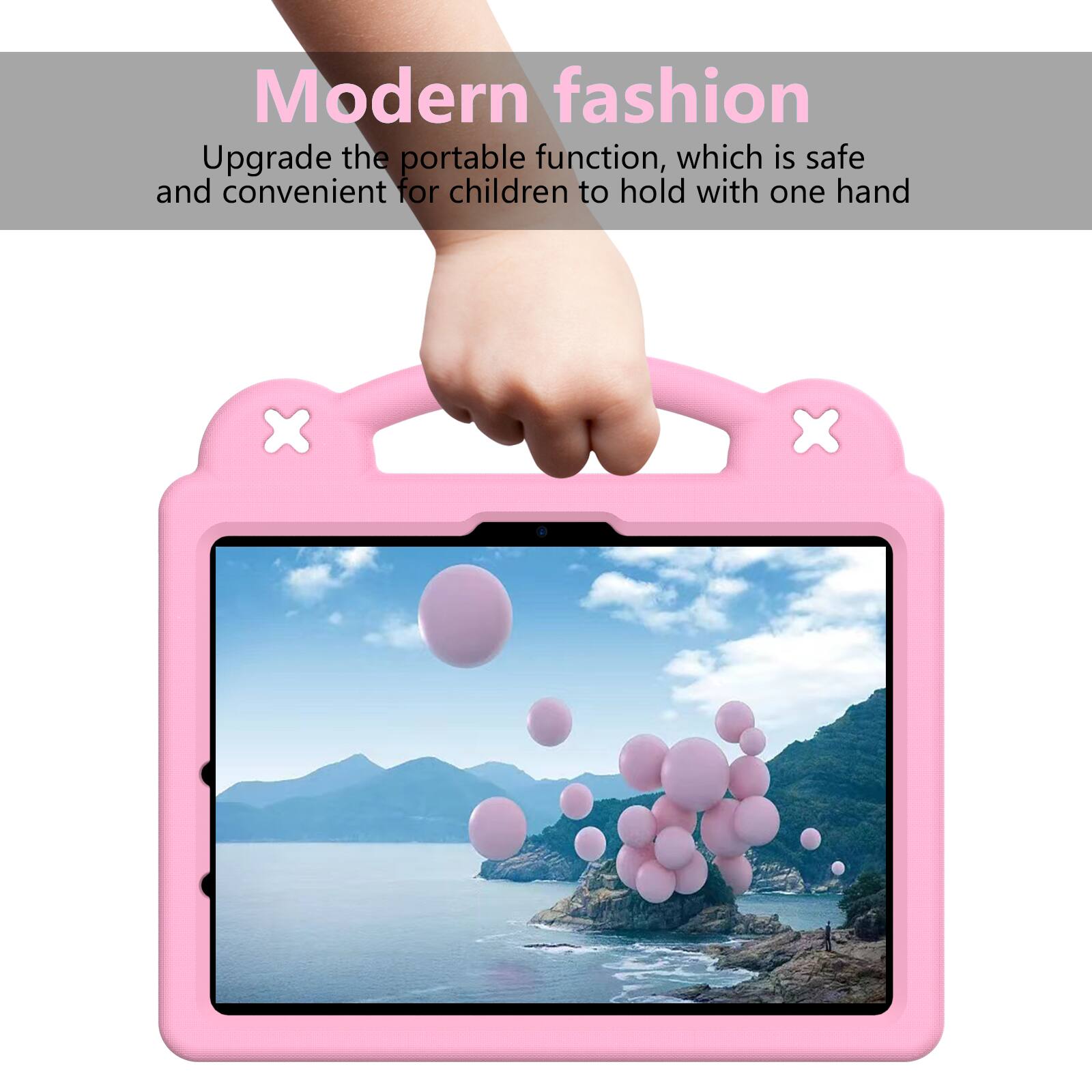 Modern fashion  
Upgrade the portable function, which is safe and convenient for children to hold with one hand