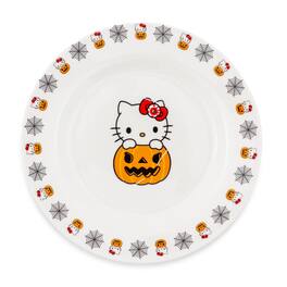 Silver Buffalo - Sanrio Hello Kitty Pumpkin Boo 11-Inch Ceramic Dinner Plate - Orange