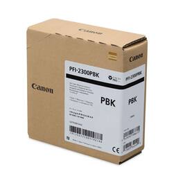 Canon - PFI-2300 Pigment Photo Black Ink Tank 330 ml for imagePROGRAF GP-2000