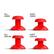 Left Zoom. Instinct Interchangeable Thumbsticks Joysticks Only for SCUF Instinct Pro Xbox Series X|S Controller I 4-Pack - Red.