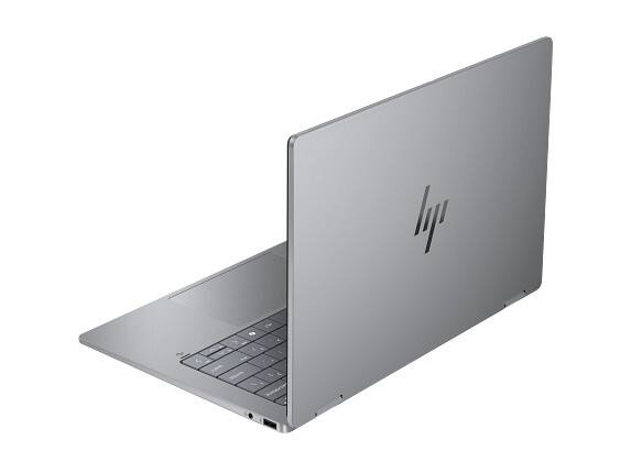 Alt View 1. HP - HP OmniBook X Laptop Computer 14" 2K Touch Screen AMD Ryzen AI 7 16 GB - Meteor silver aluminum.