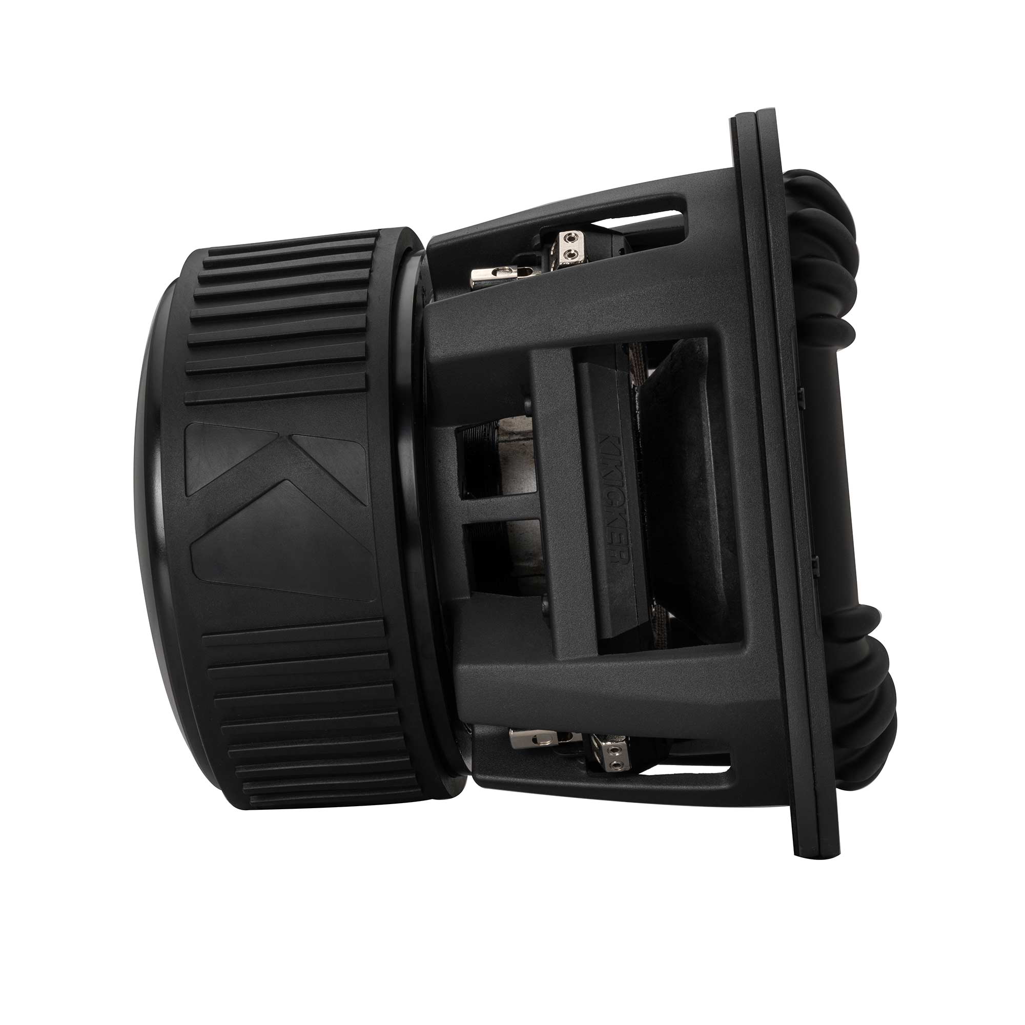 Alt View 10. KICKER - Kicker 49L7X102 - SoloX L7X 10-Inch (25cm), 3" Coil, Ferrite Competition Subwoofer, 2-Ohm - Black/Gray.