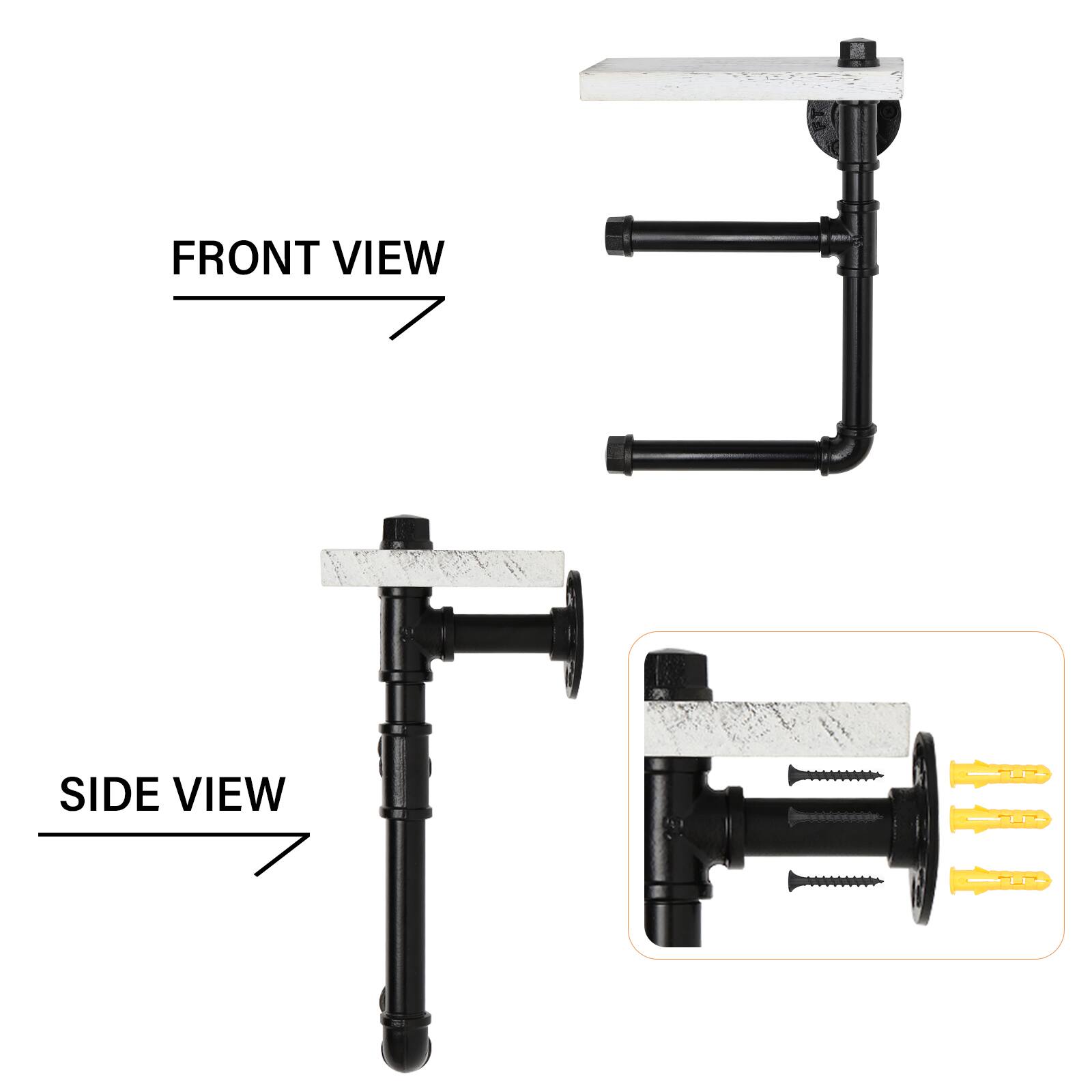 FRONT VIEW

SIDE VIEW
