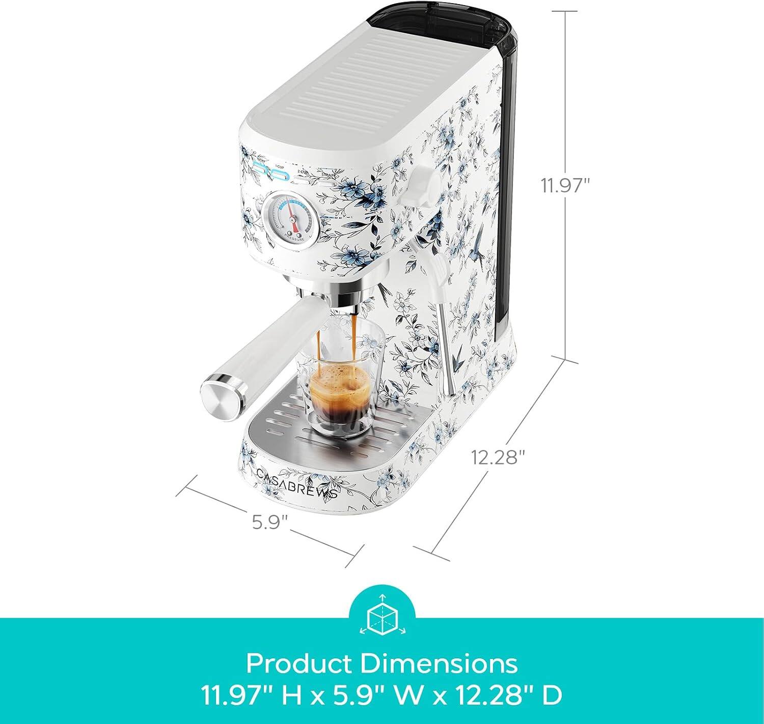 11.97" H x 5.9" W x 12.28" D