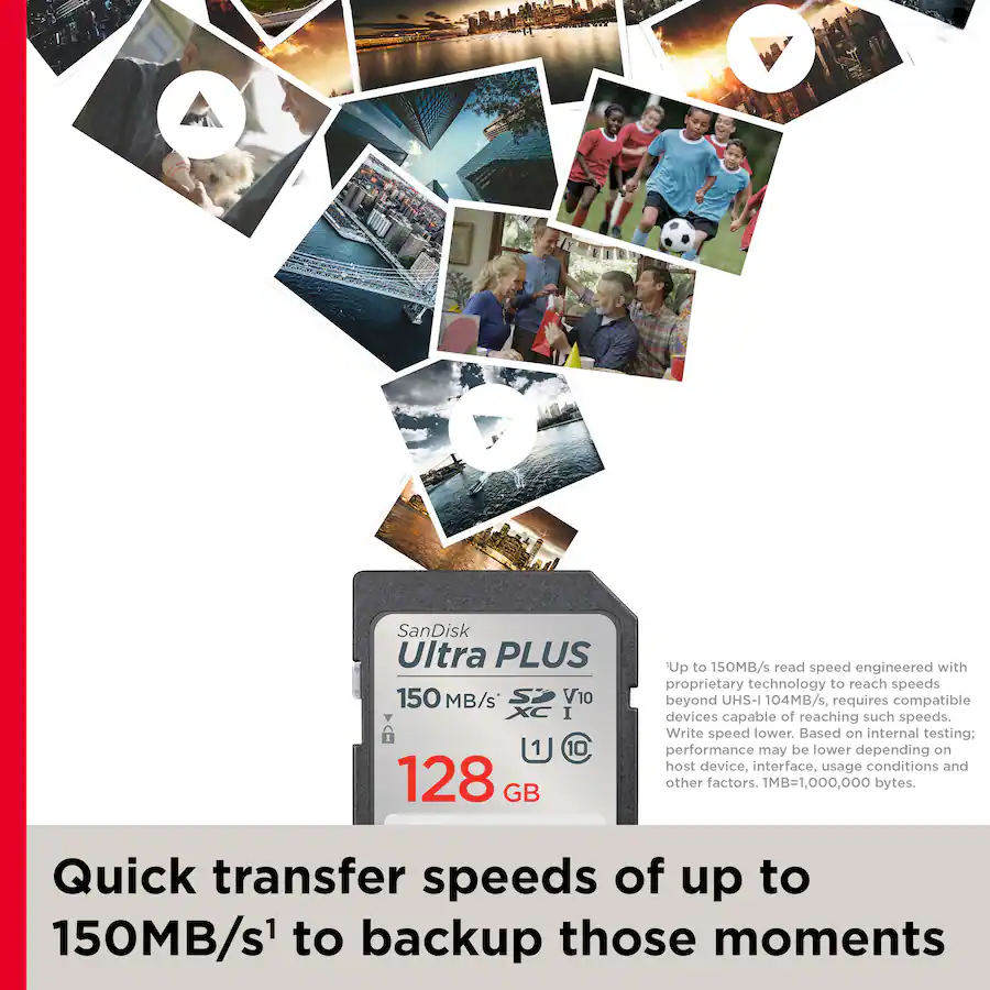 Unlock Sd Write Protect Switch SanDisk Ultra PLUS 128GB SDXC UHS I