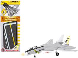 Forces Of Valor - Grumman F-14B Tomcat VF-142 Ghostriders w/ USS Enterprise CVN-65 Section K Display Deck Legendary F-14 1/200 Model - Multi