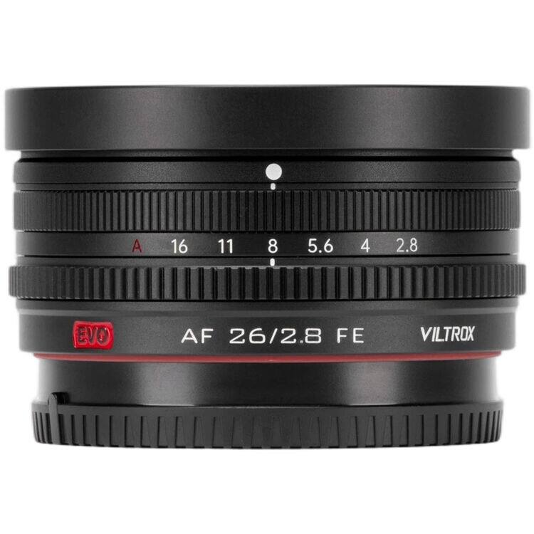 A 16 11 8 5.6 4 2.8  
EVO  
AF 26/2.8 FE  
VILTROX