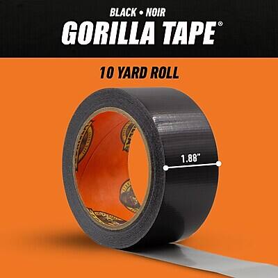 BLACK • NOIR  
GORILLA TAPE®  
10 YARD ROLL  
1.88"
