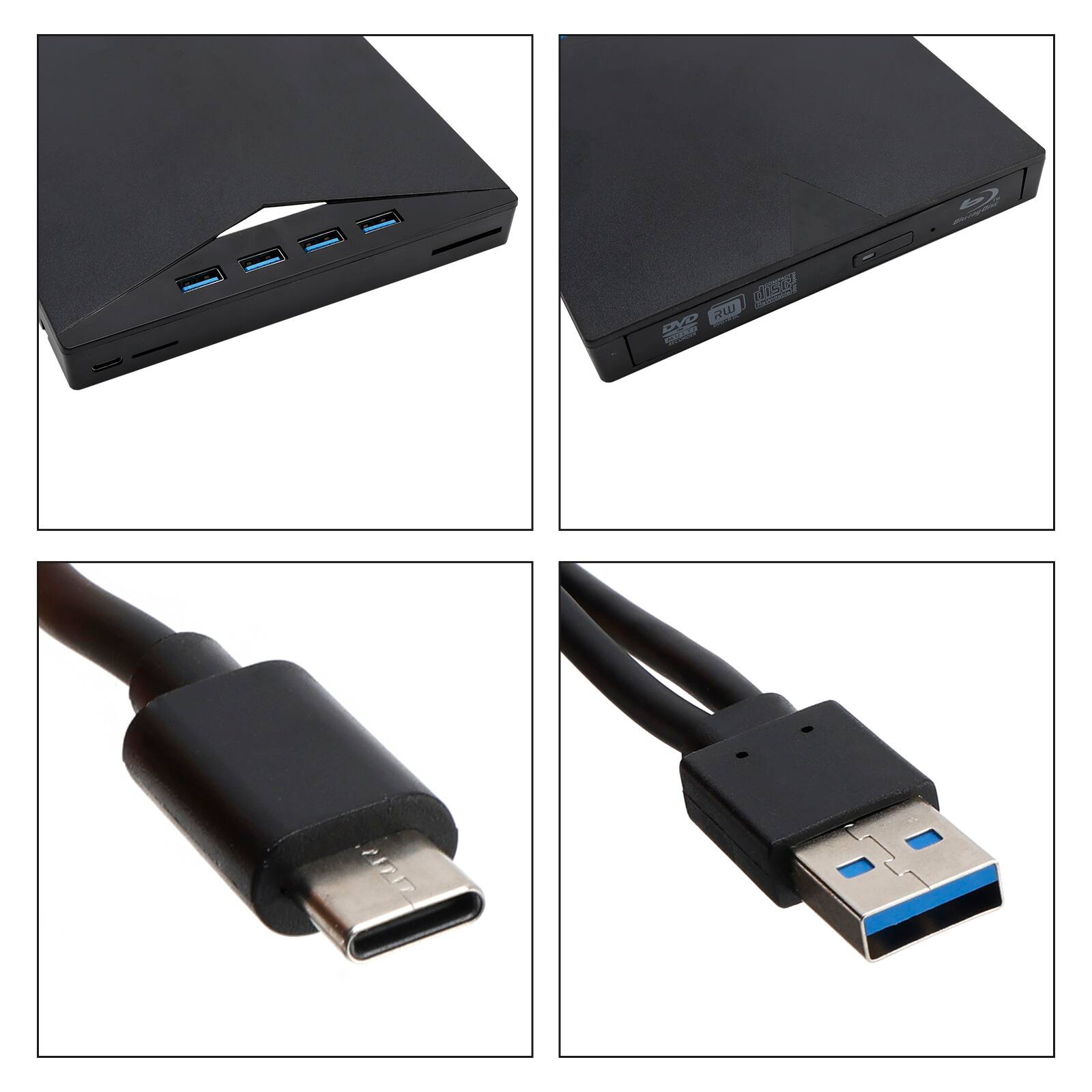 DVD RW  
USB 3.0  
External  
Drive