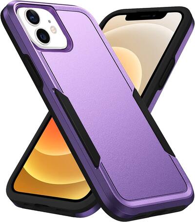 Entronix iPhone 12/12 Pro Case Sleek Dual Layer Soft Touch Cover