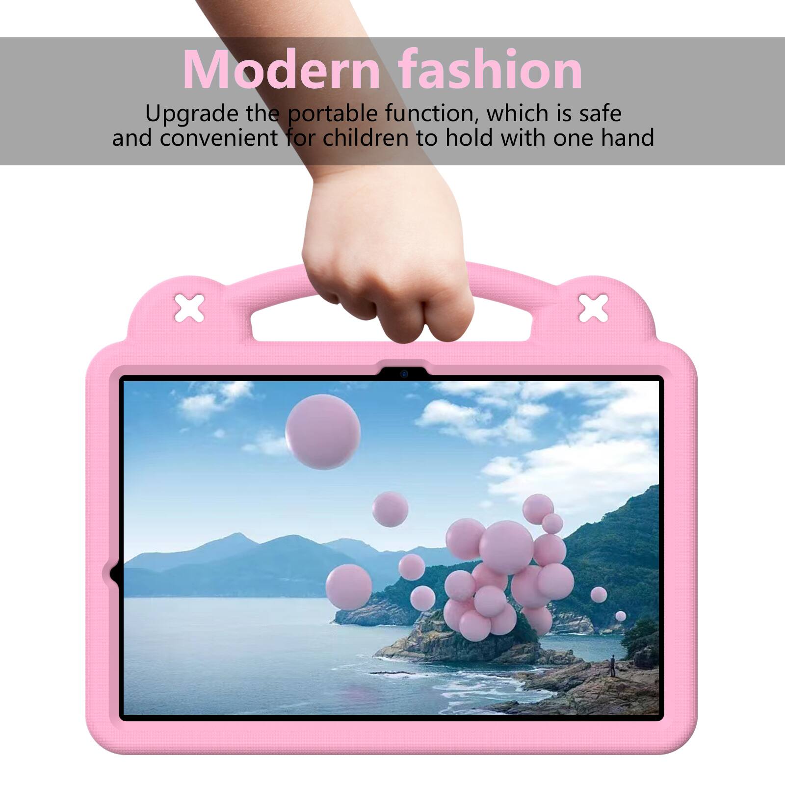 Modern fashion  
Upgrade the portable function, which is safe and convenient for children to hold with one hand