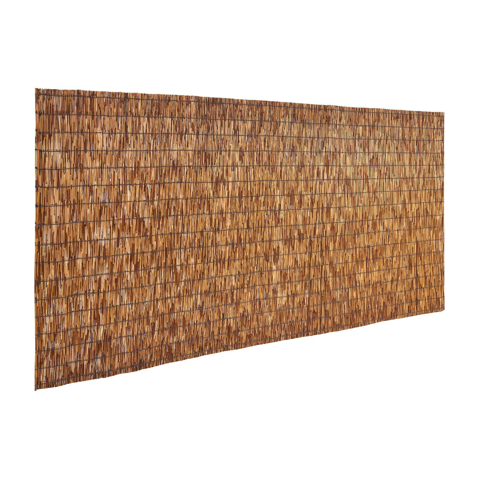 Alt View 5. VEVOR - Natural Reed Fencing, 4 ft x 16.4 ft, 2 Pack Decorative Natural Reed Fencing Roll, Decorative Fence for Divider - Brown.