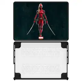 Keyscaper - Marvel Badge Laptop Case - Apple MacBook Air 13-inch (M2, 2022)/(M3, 2024) - Ladypool 2