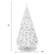 The text on the image reads "7ft 4ft" which indicates that the white Christmas tree is 7 feet tall and 4 feet wide.