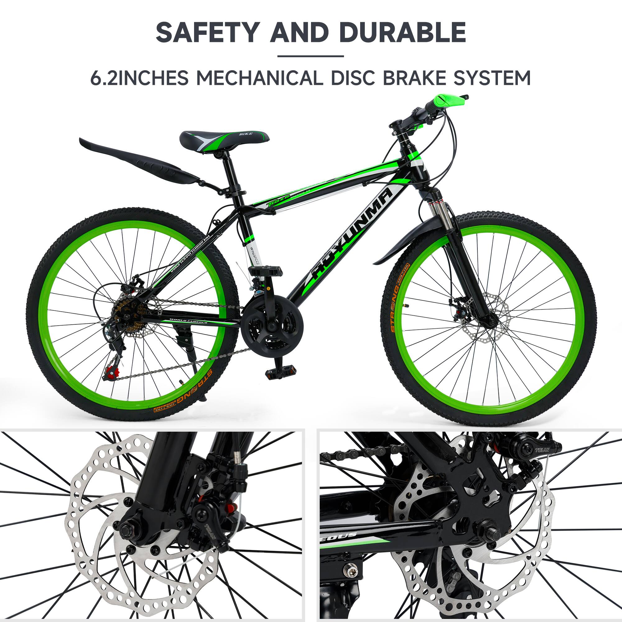 SAFETY AND DURABLE  
6.2 INCHES MECHANICAL DISC BRAKE SYSTEM