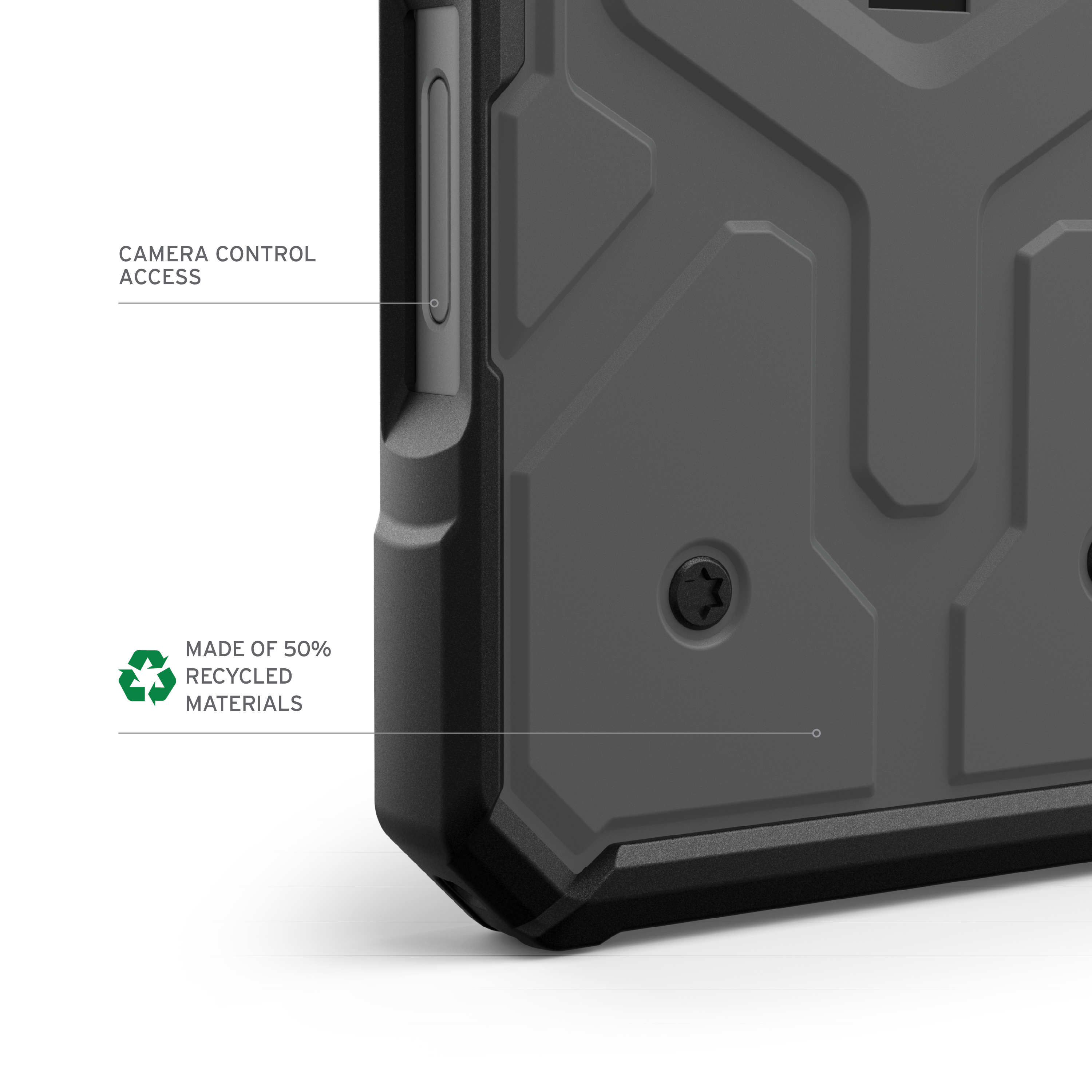 Alt View 2. UAG - Pathfinder Case with Magsafe for Apple iPhone 16 Pro - Silver.