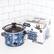 Alt View Zoom 11. Uncanny Brands - The Mandalorian 2 Quart Slow Cooker - Blue.