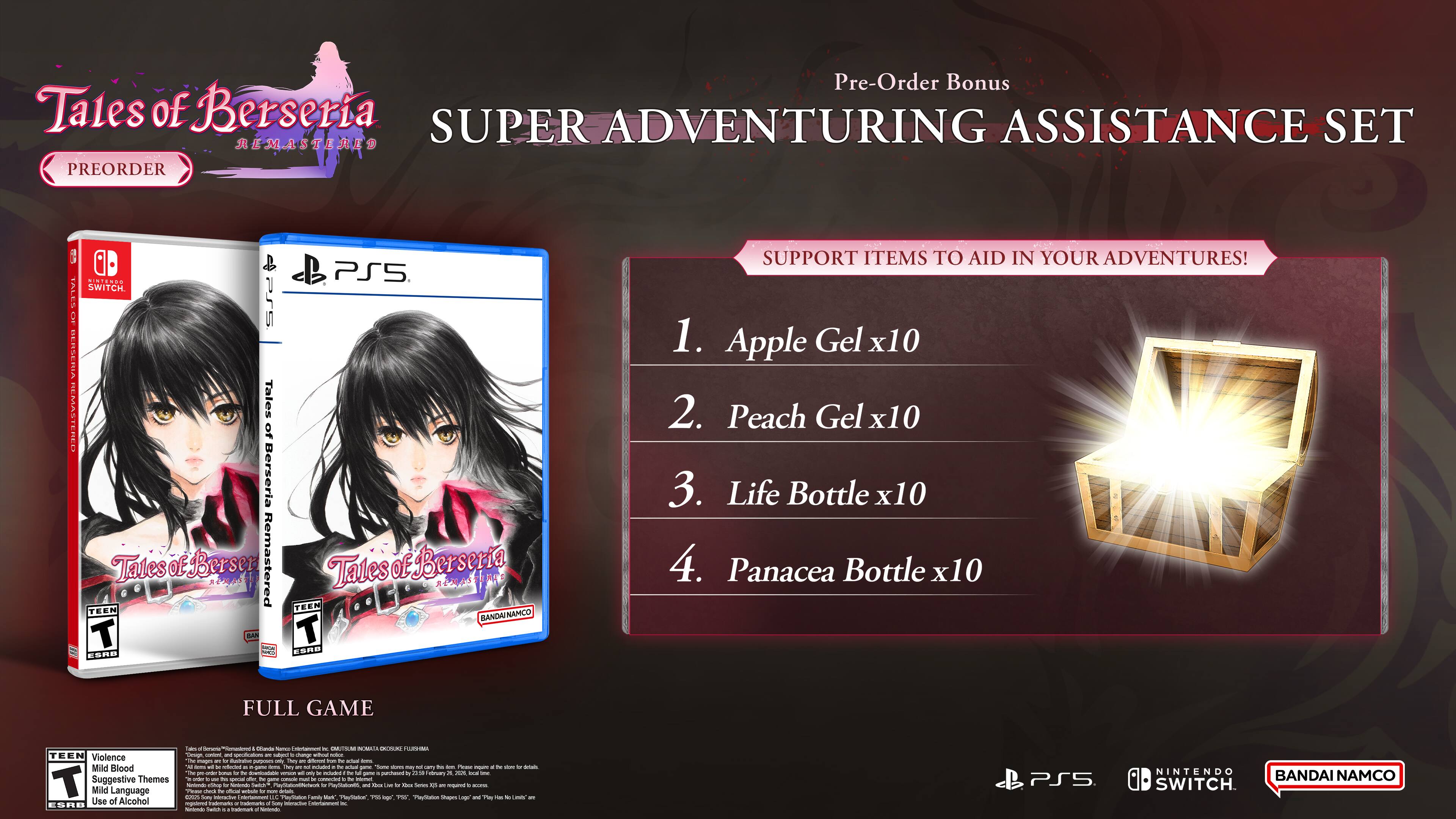 **Pre-Order Bonus: Tales of Berseria Super Adventuring Assistance Set**

**Preorder Dinilisra Switch**

**Tales of Berseria Remastered**

**Tales of Berseria**

**Tales of Berseria**

**Tales of Berseria**

**Tales of Berseria**

**Tales of Berseria**

**Tales of Berseria**

**Tales of Berseria**

**Tales of Berseria**

**Tales of Berseria**

**Tales of Berseria**

**Tales of Berseria**

**Tales of Berseria**

**Tales of Berseria**

**Tales of Berseria**

**Tales of Berseria**

**Tales of Berseria**

**Tales of Berseria**

**Tales of Berseria**

**Tales of Berseria**

**Tales of Berseria**

**Tales of Berseria**

**Tales of Berseria**

**Tales of Berseria**

**Tales of Berseria**

**Tales of Berseria**

**Tales of Berseria**

**Tales of Berseria**

**Tales of Berseria**

**Tales of Berseria**

**Tales of Berseria**

**Tales of Berseria**

**Tales of Bers