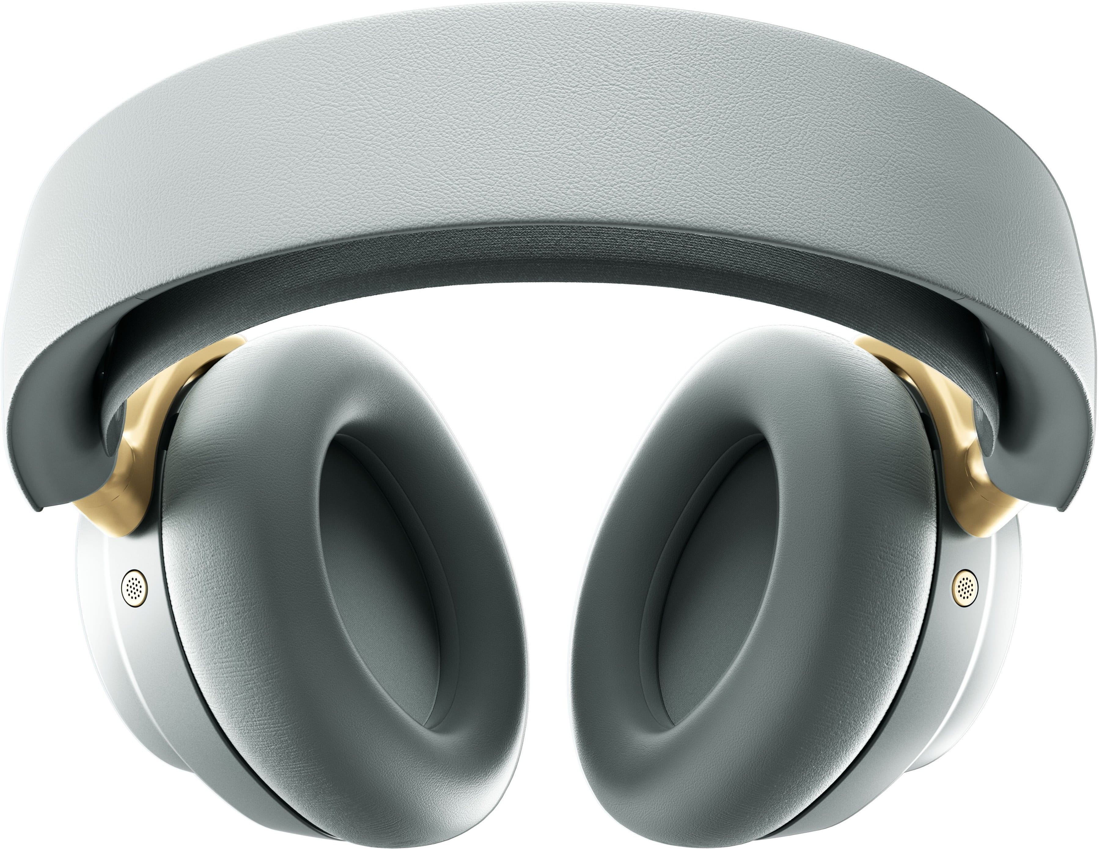 Alt View 10. SteelSeries - Arctis Nova Elite Wireless Multi Gaming Headset for PC,PS5, Xbox one and Series S/X, Switch, Switch 2 - Sage Gold.