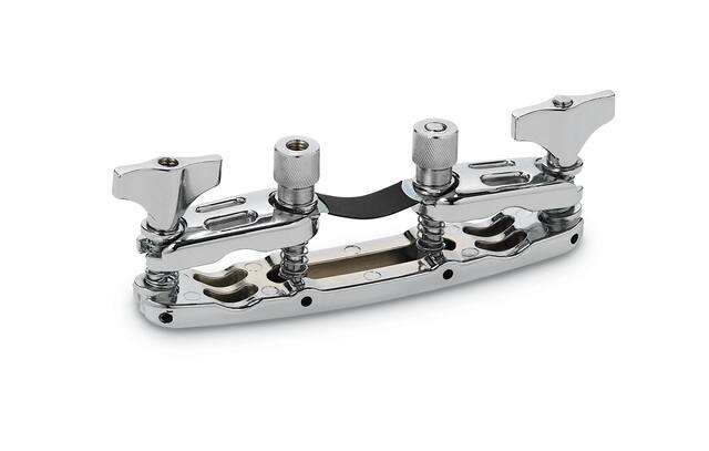 Front. Gibraltar Hardware - 2-Way Quick Release Multi Flex Clamp, One-Handed Spring-Loaded Drum Accessory Clamp with Flex Band.