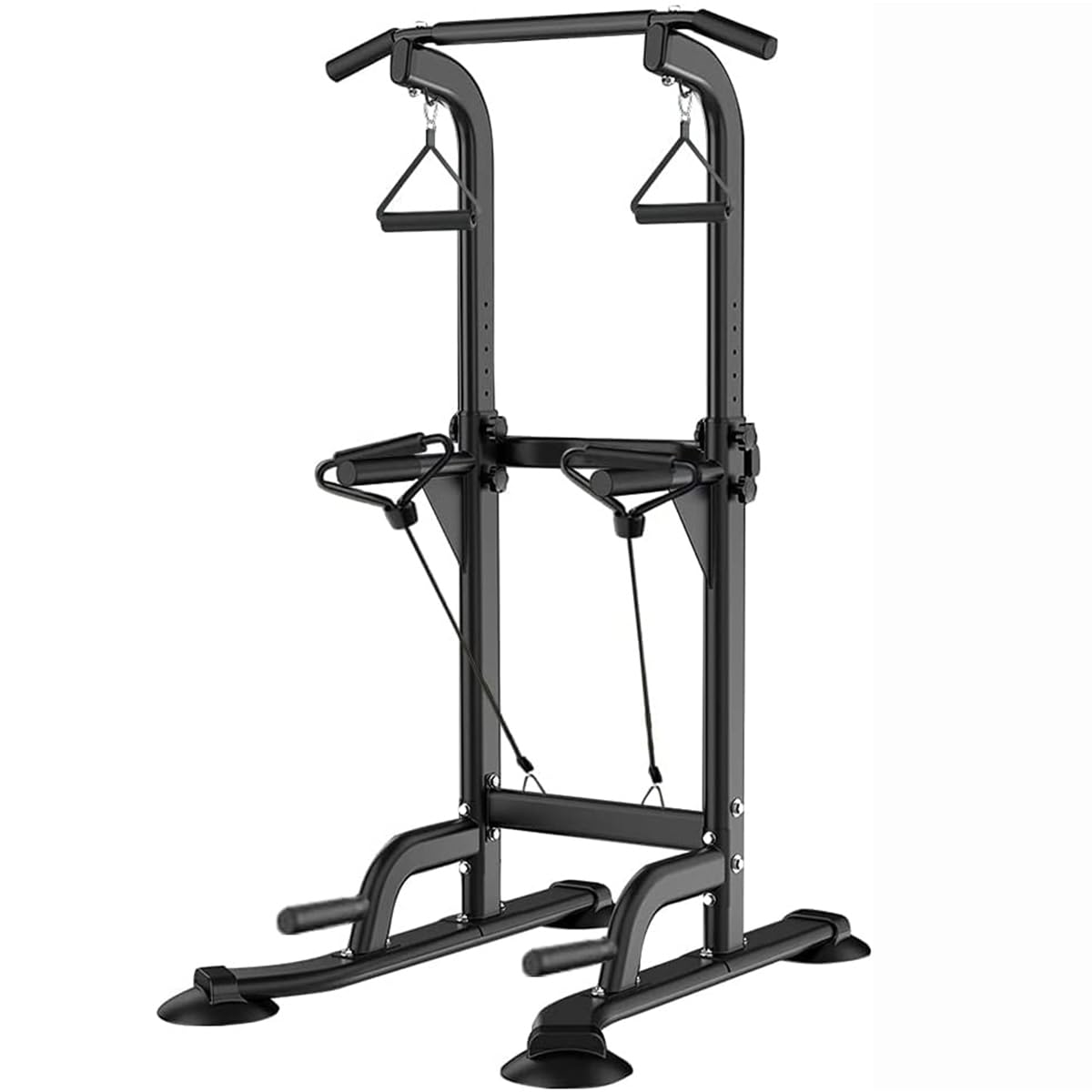Front. ThinkLink Electronic - Power Tower Pull Up & Dip Station Multi-function Home Strength Fitness Workout Height Adjustable - Original.