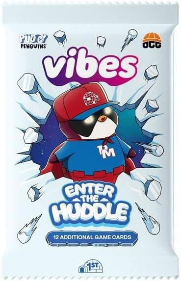 PUDC PENGUINS vibes MM ENTER THE HUDDLE 12 ADDITIONAL GAME CARDS 1ST