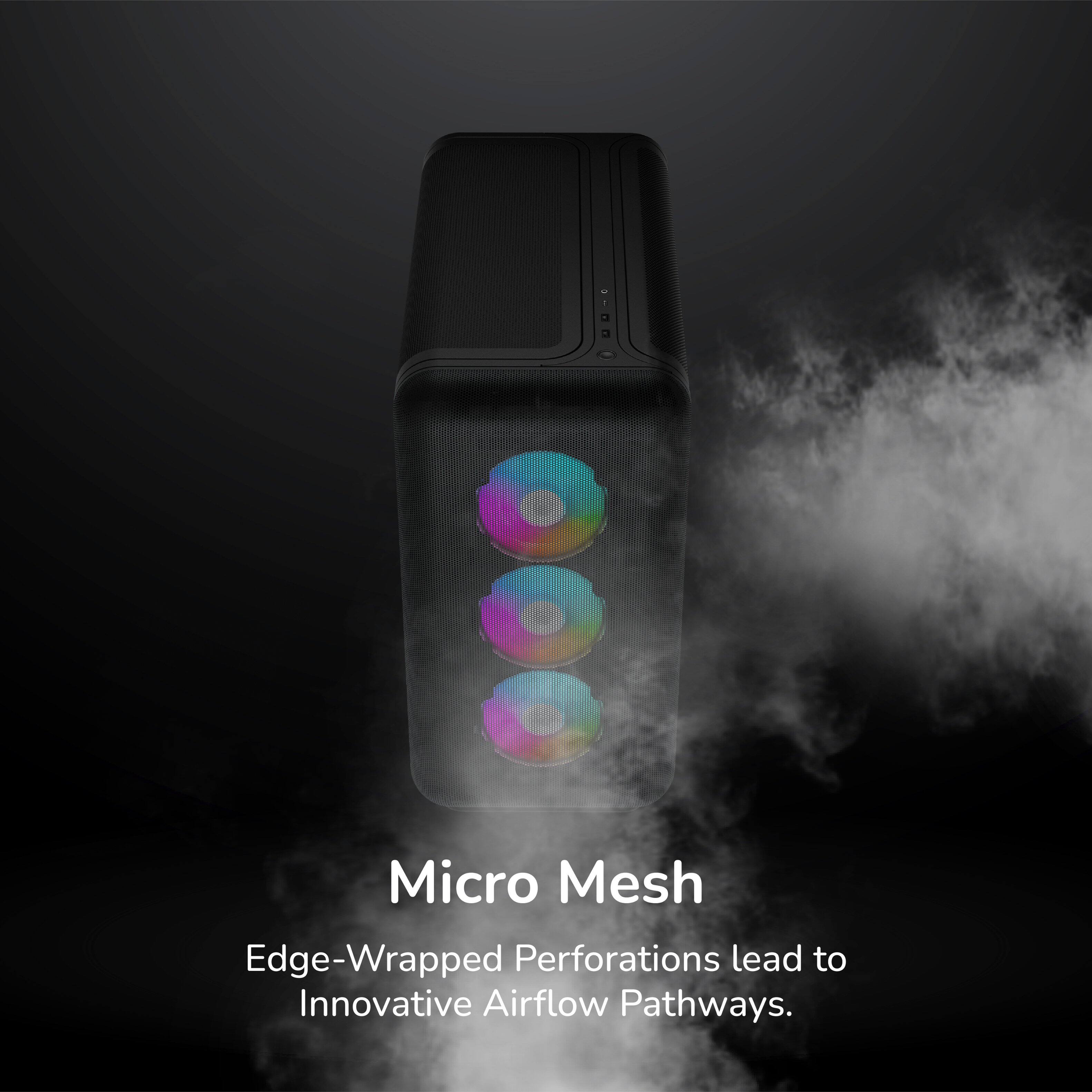 Micro Mesh  
Edge-Wrapped Perforations lead to Innovative Airflow Pathways.