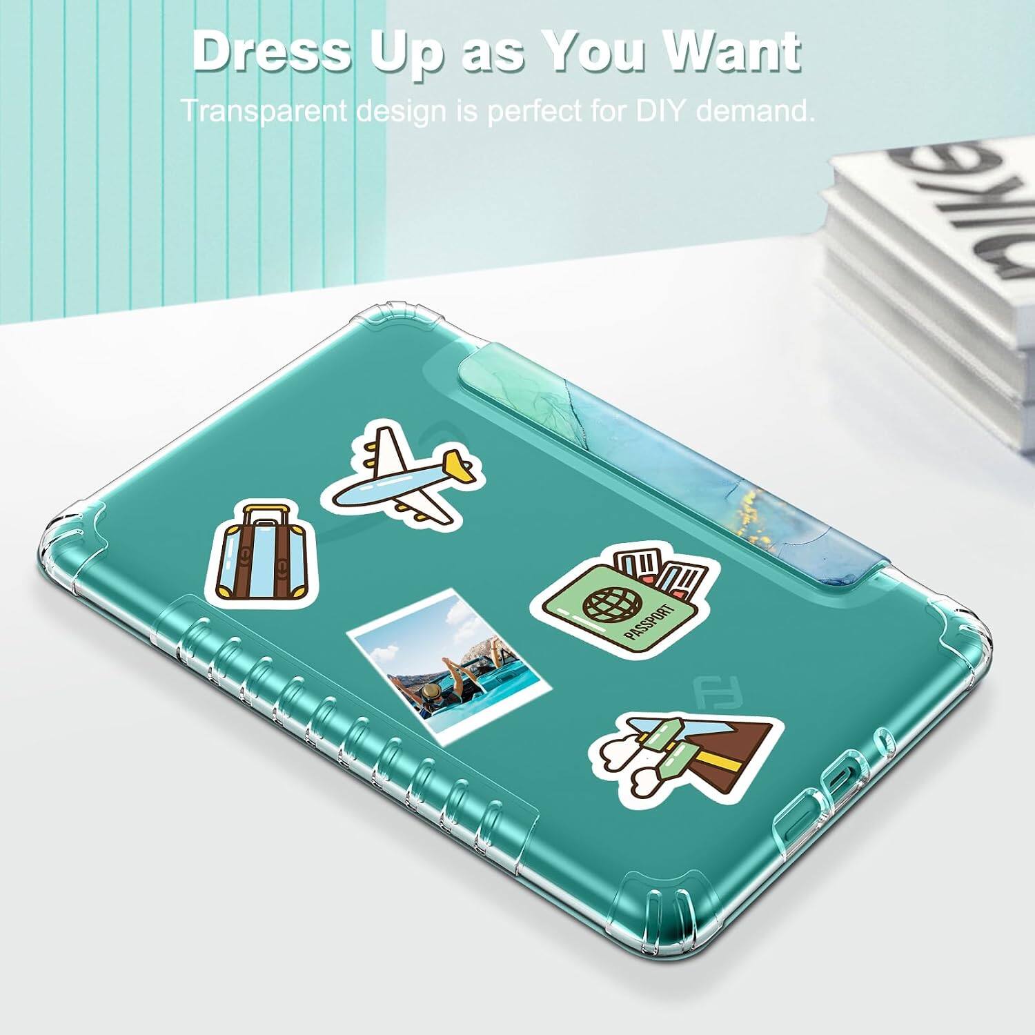 Dress Up as You Want  
Transparent design is perfect for DIY demand.