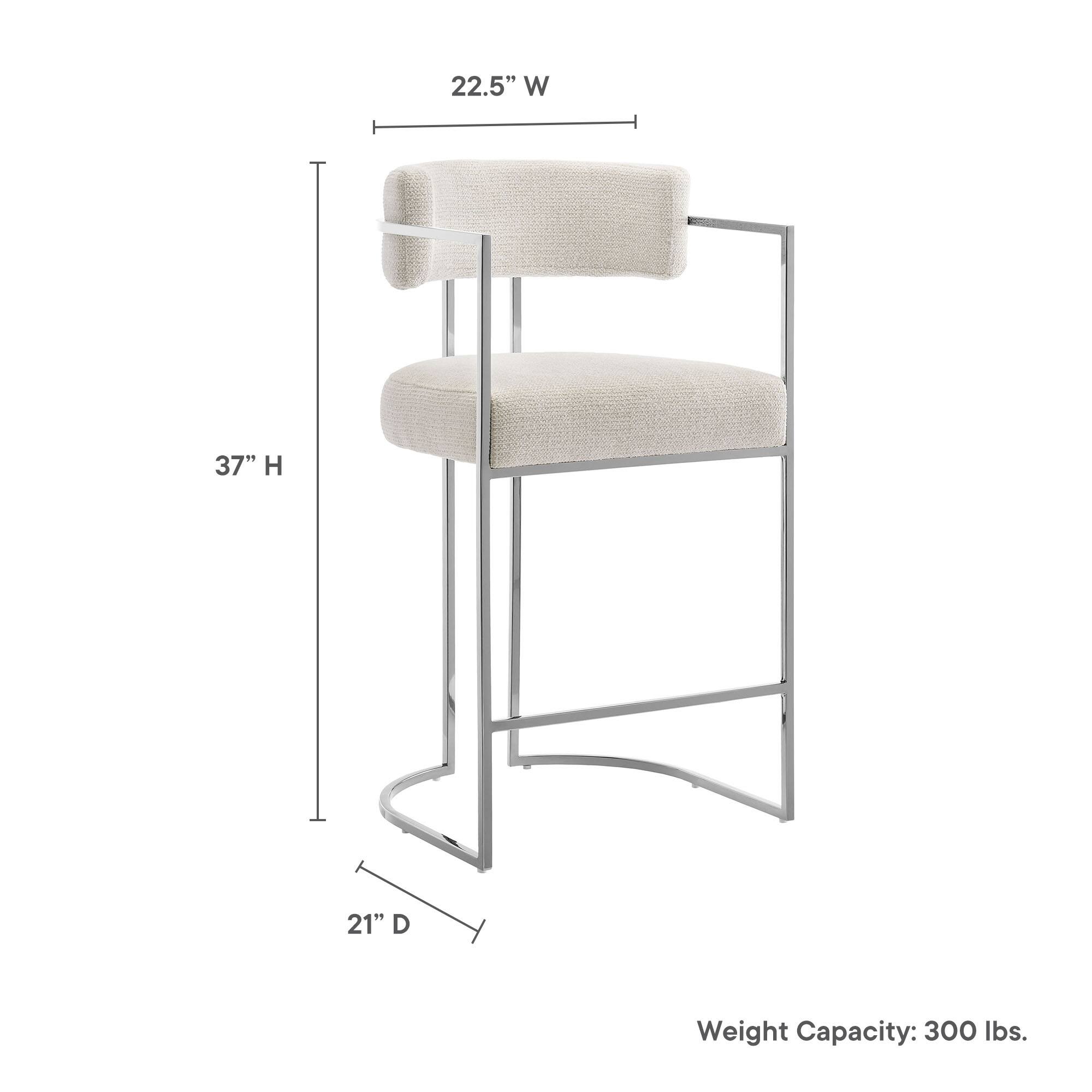 22.5" W  
37" H  
21" D  
Weight Capacity: 300 lbs.
