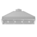 Alt View 4. ZLINE - 46 in. Ducted Wall Mount Range Hood Insert in Stainless Steel (695-46) - Brushed Stainless Steel.