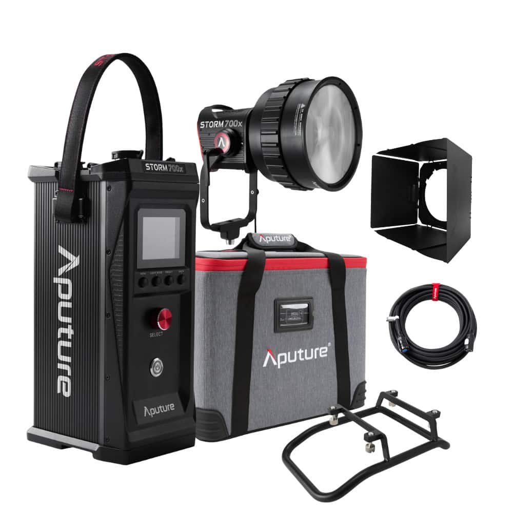 Aputure - Storm 700x High-Output LED Monolight with Accessories Bundle