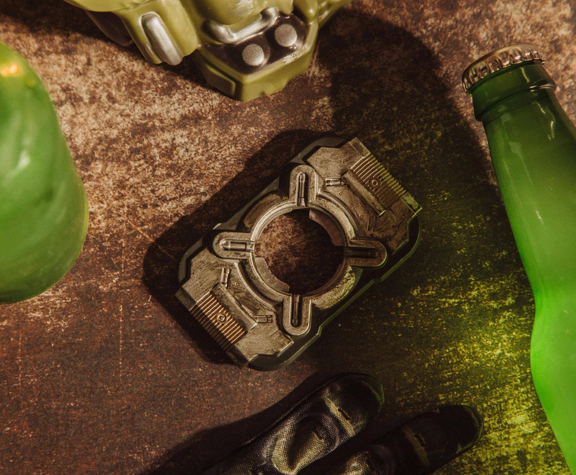 Alt View 2. Ukonic - Halo Cortana Chip Metal Bottle Opener Replica - Silver.