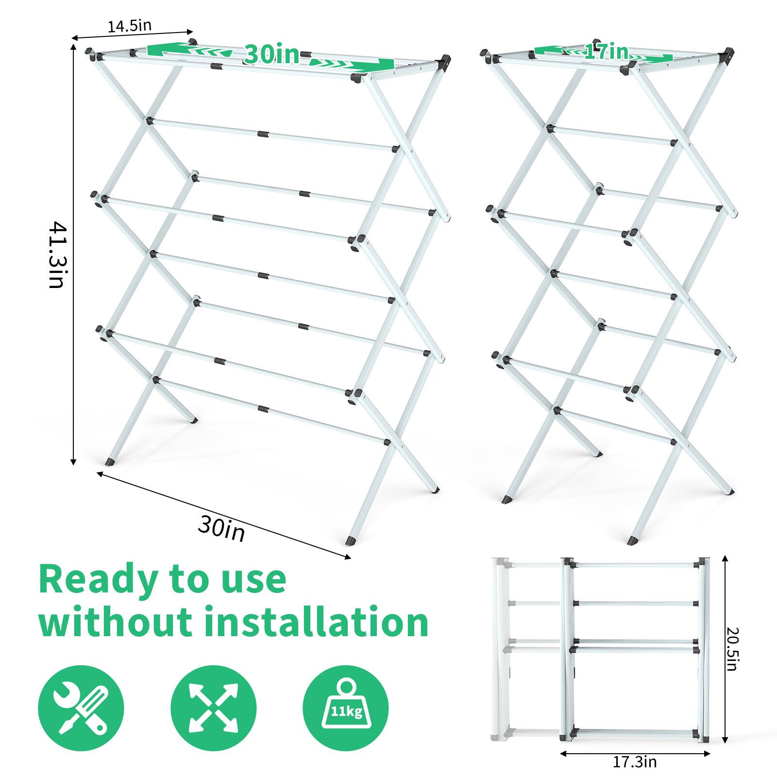 14.5in  
30in  
41.3in  
30in  
Ready to use without installation  
20.5in  
17.3in  
11kg