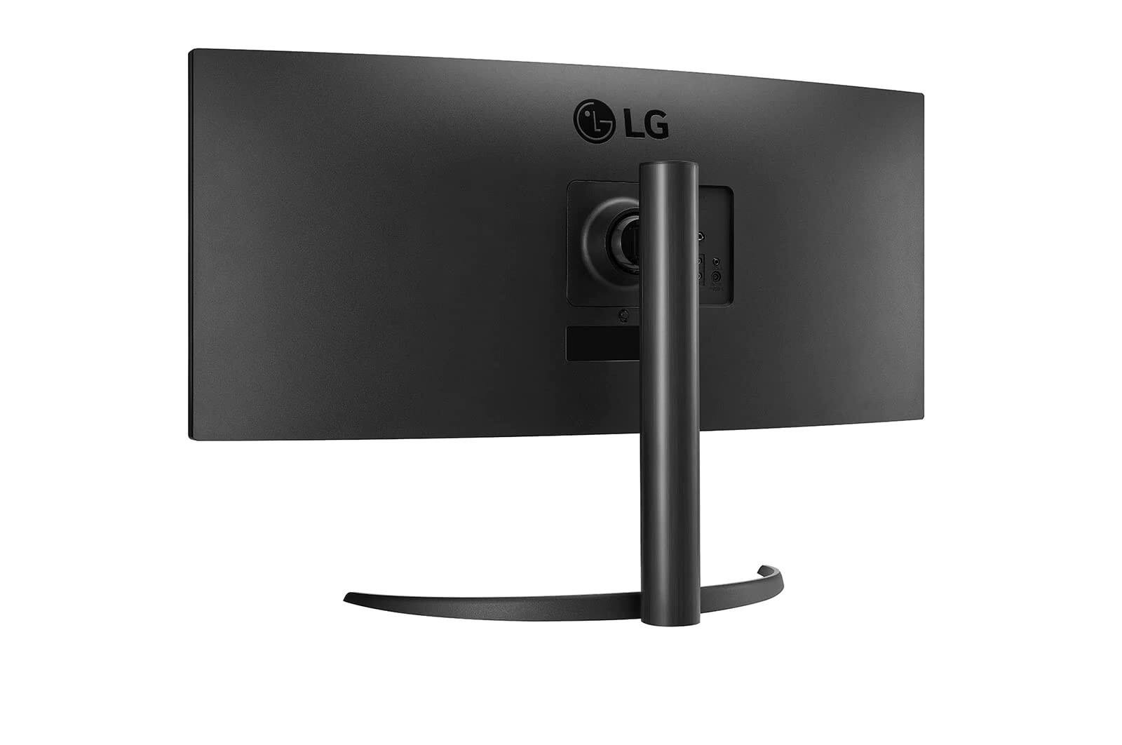 Back. LG - LG 34BP65C-B 34" Class Curved Screen LED Monitor - 21:9 - Black - 34" Viewable - Vertical Alignment (VA) - Edge LED - Black.