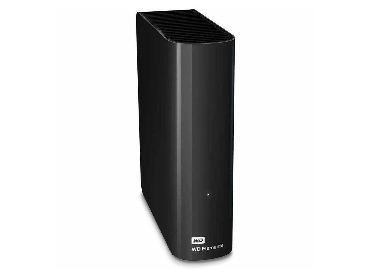 Alt View 10. Western Digital - WD Elements 26 TB External Desktop Hard Drive - USB 3.2 - Black (WDBWLG0260HBK-NESN) - Black.