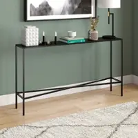 Camden&Wells - Emmaline Console Table - Obsidian - Front_Zoom