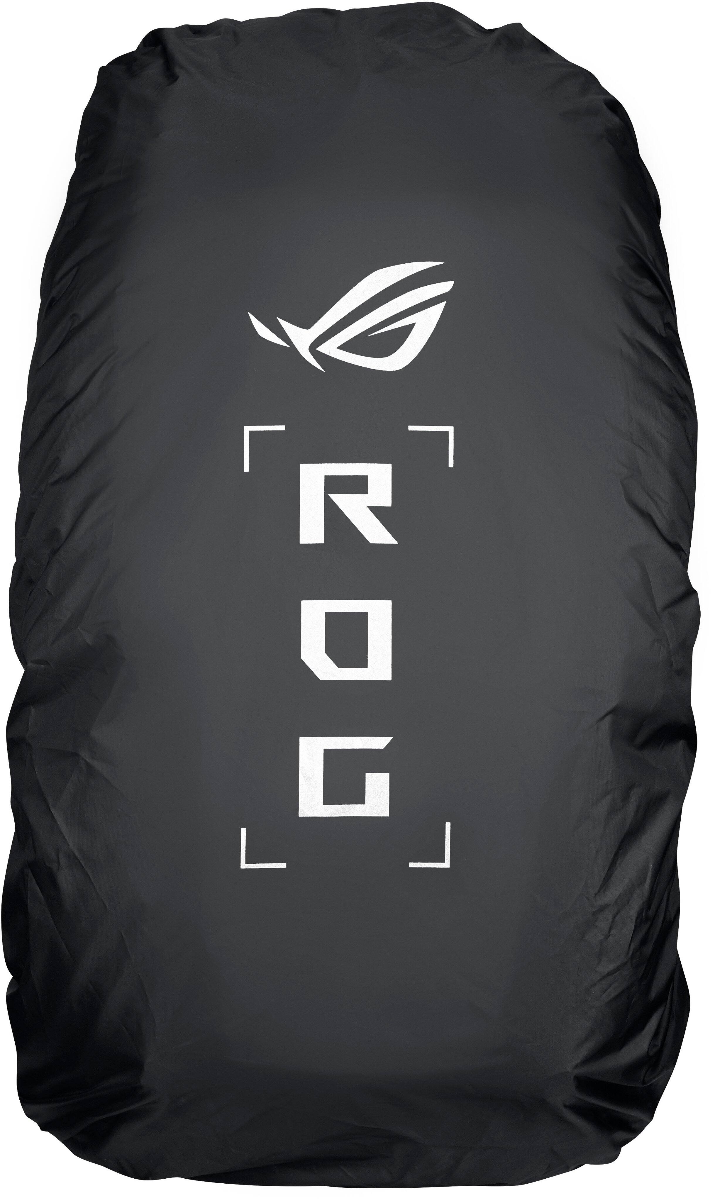 Alt View 14. ASUS - ROG Archer ErgoAir 40L Lightweight Modular Gaming Backpack with 18" Laptop Compartment and Waterproof Rain Cover - Black.
